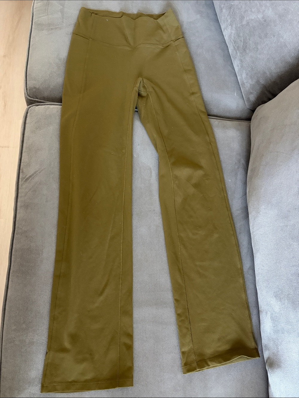 Olive-Tone High-Waist Leggings